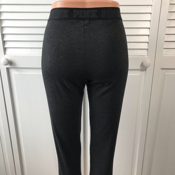 2/$25 PINK VICTORIA’S SECRET Gray Leggings Size Medium - Picture 6 of 6